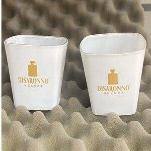 2 Disaronno Velvet Amaretto Square Glasses
White Matte & Gold Collectible